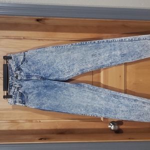 Vintage 505 acid wash Levi's orange tab removed